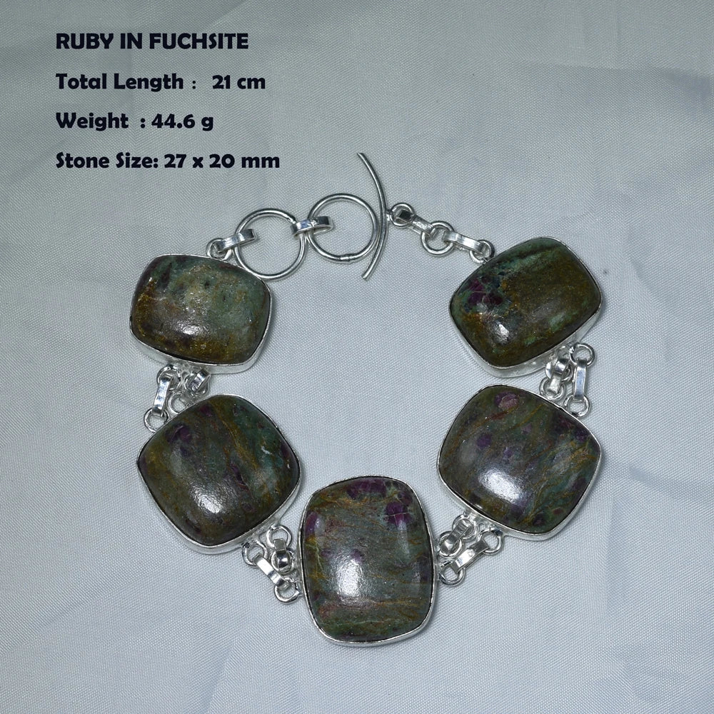 Genuine Labradorite Fuchsite Blue Topaz Sodalite Amber Amethyst Dalmatian  Bracelet Women Jewelry  gift BEAUTY ABAYA BOUTIQUE