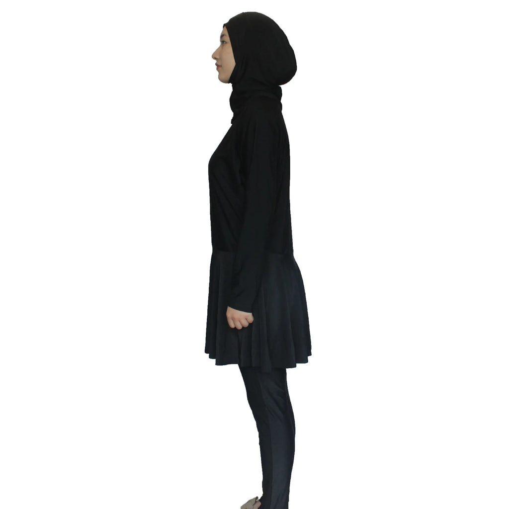 3PCS Modest Burkini Femme Musulmane Swimwear Women Muslim Hijab Swimsuit Maillot De Bain Borkini Conservative Islam Bathing Suit BEAUTY ABAYA BOUTIQUE