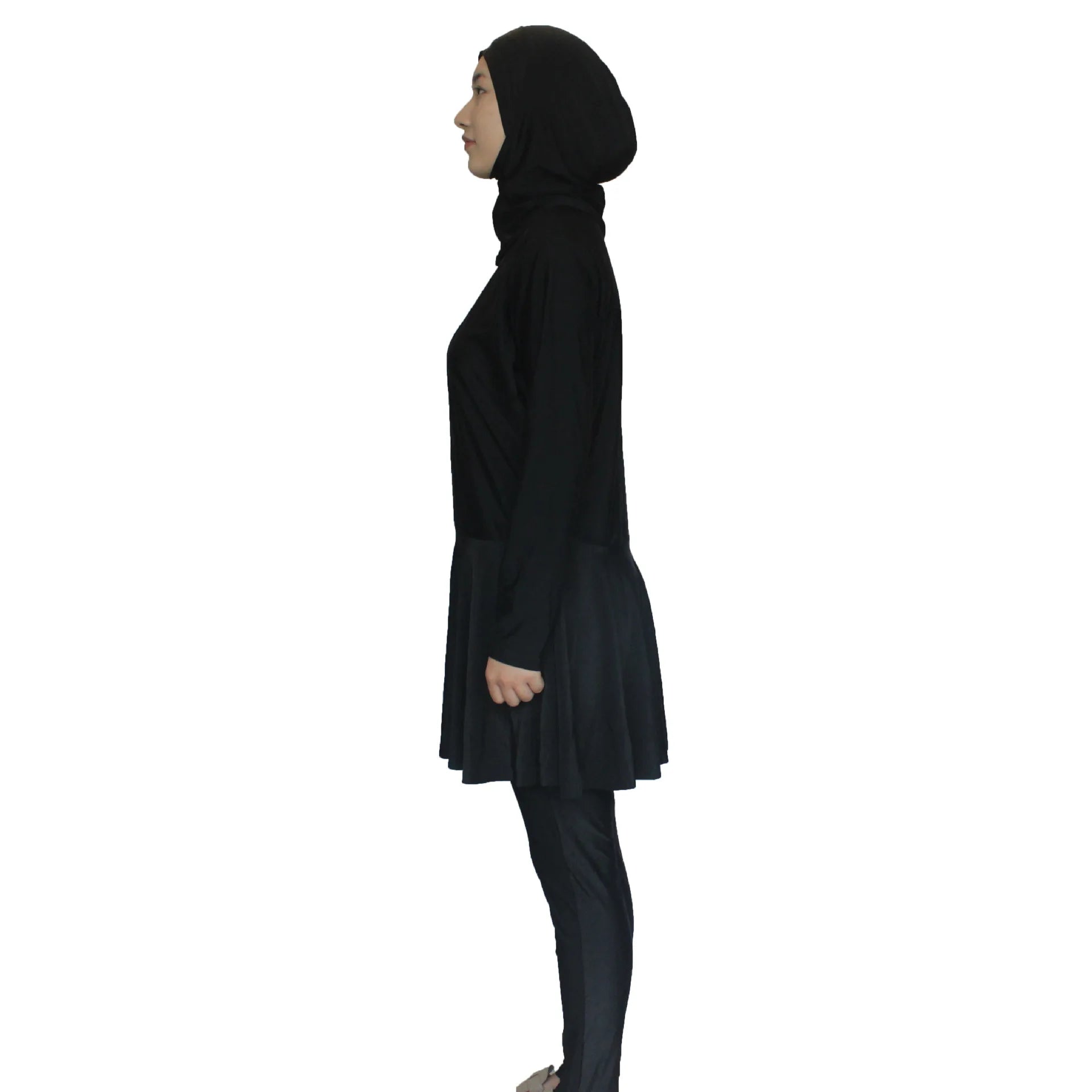 3PCS Modest Burkini Femme Musulmane Swimwear Women Muslim Hijab Swimsuit Maillot De Bain Borkini Conservative Islam Bathing Suit BEAUTY ABAYA BOUTIQUE