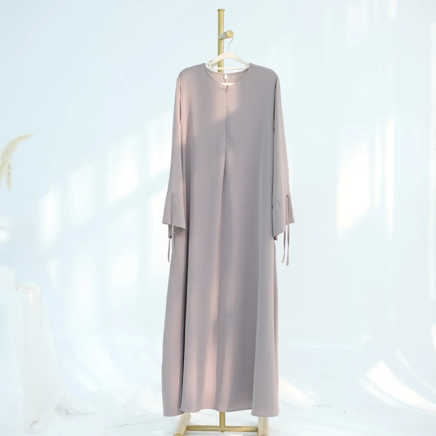 Ramadan Eid Plain Black Abaya Dubai Women drawstring Islam Muslim Maxi Kaftan Dress Kebaya Caftan Marocain Robe Femme Musulmane BEAUTY ABAYA BOUTIQUE
