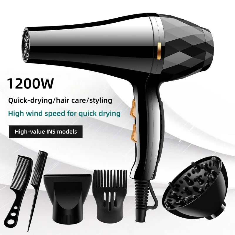 New High Wind Power Hair Dryer With Hot And Cold Constant Temperature Quick Drying Hood, Household Hair Salon Hair Dryer Tube BEAUTY ABAYA BOUTIQUE