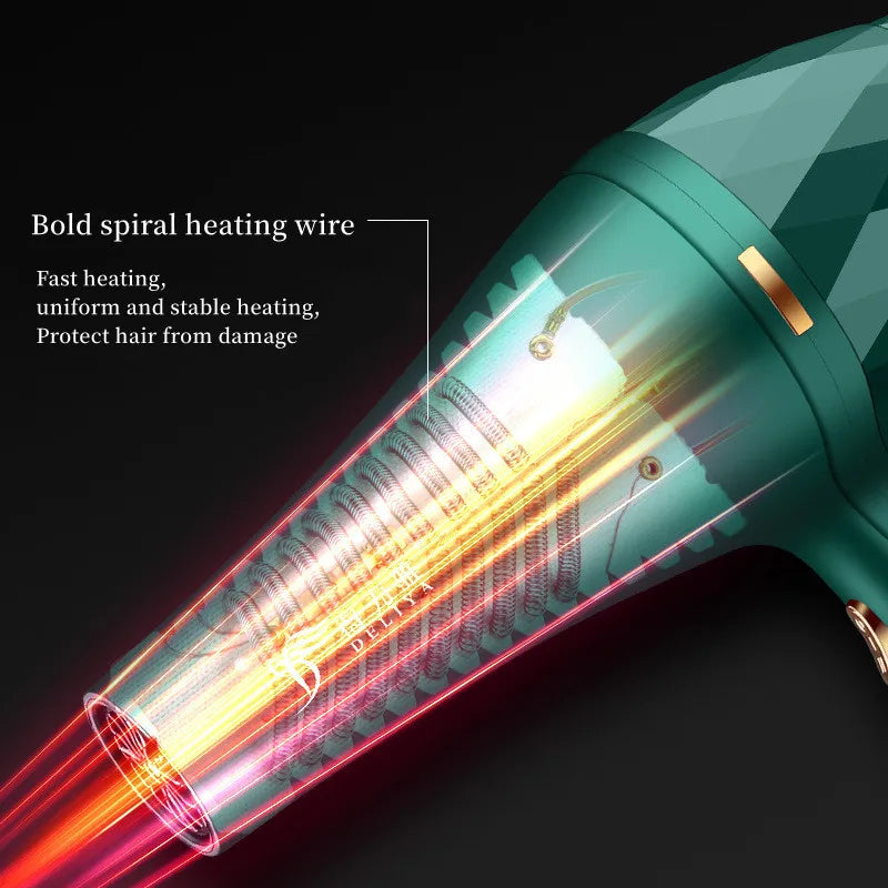 New High Wind Power Hair Dryer With Hot And Cold Constant Temperature Quick Drying Hood, Household Hair Salon Hair Dryer Tube BEAUTY ABAYA BOUTIQUE