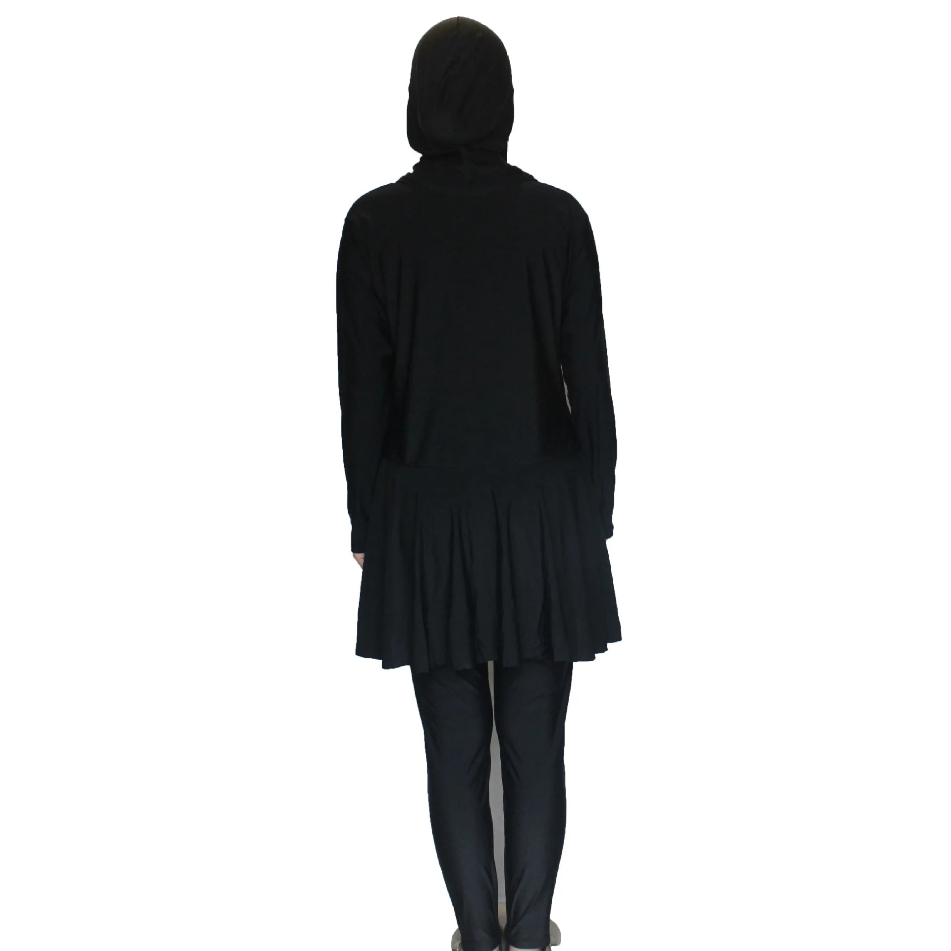 3PCS Modest Burkini Femme Musulmane Swimwear Women Muslim Hijab Swimsuit Maillot De Bain Borkini Conservative Islam Bathing Suit BEAUTY ABAYA BOUTIQUE