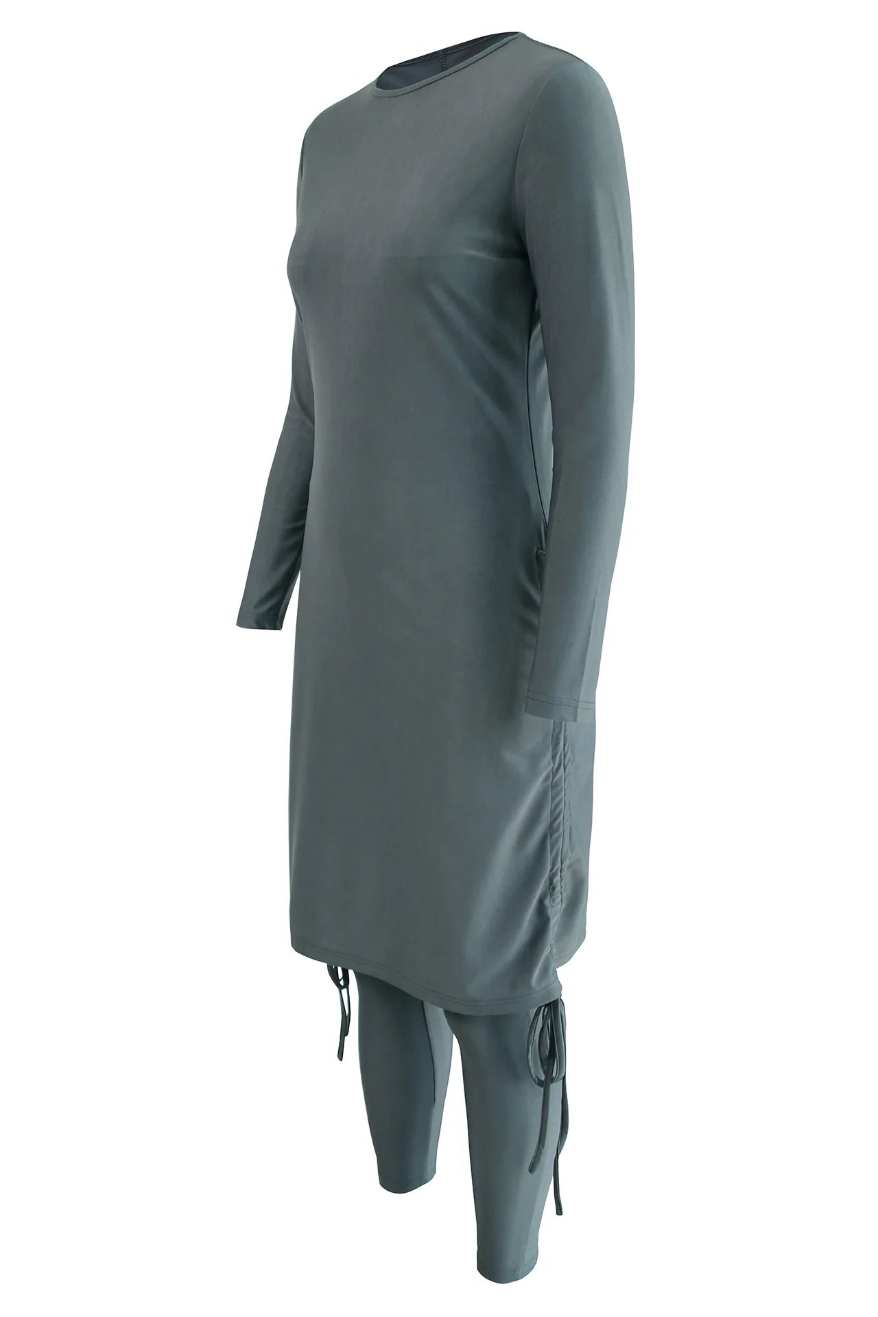 Conservative Muslim Swimwear Women 3PCS Hijab Top Pant Swimsuit Full Cover Burkini Modest Bathing Suit Beachwear Maillot De Bain BEAUTY ABAYA BOUTIQUE